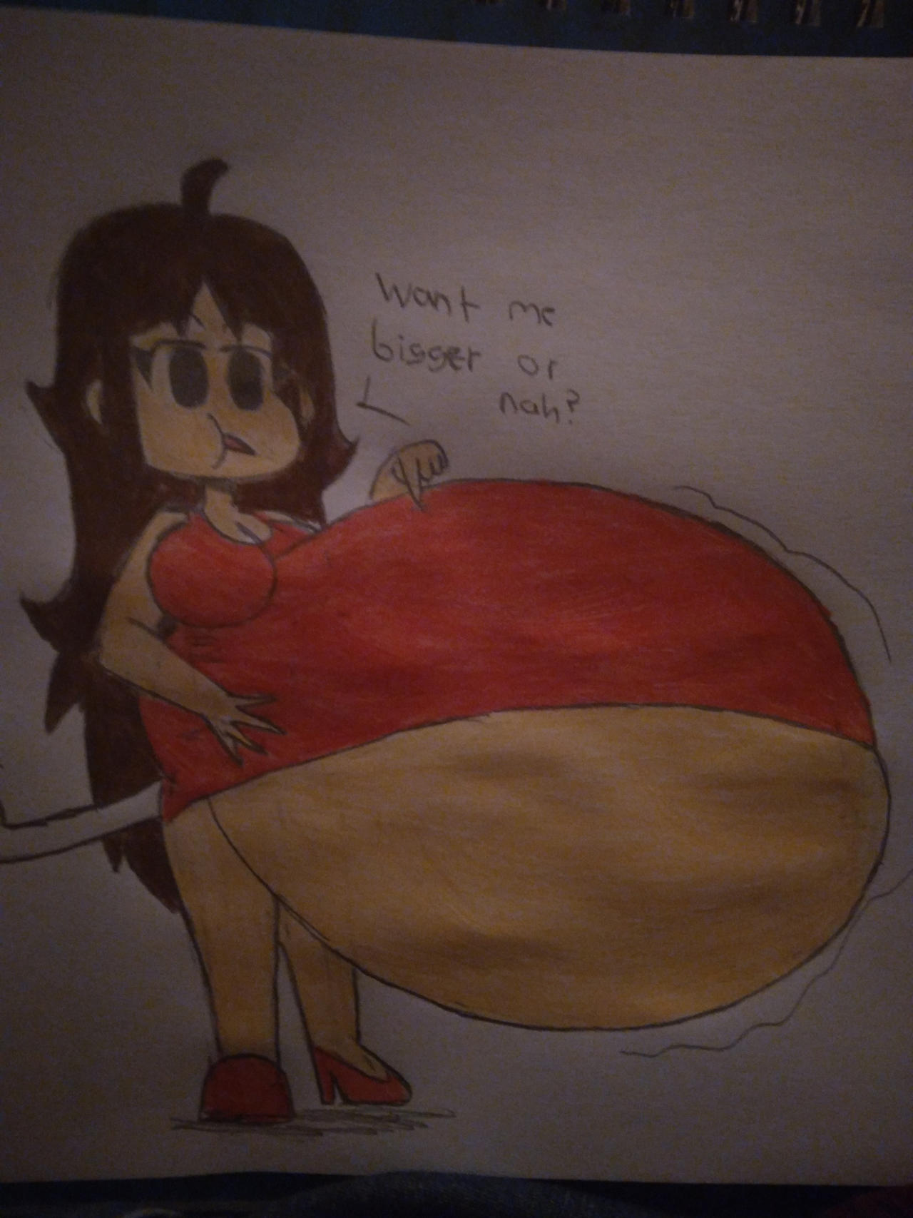 Billy Inflation Gf belly inflation 2 by ReInkCody on DeviantArt