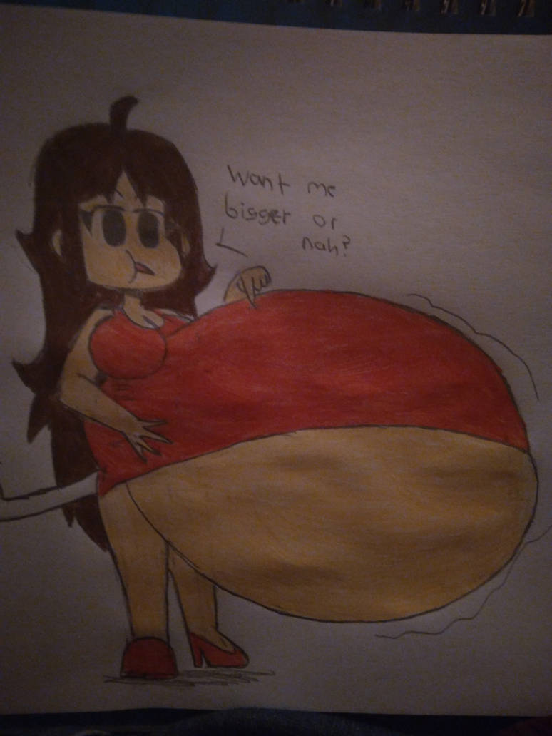 Padding Stuffing Inflation Gf belly inflation 2 by ReInkCody on DeviantArt