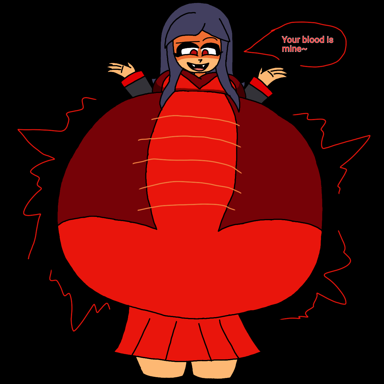 Vampire Aphmau full of blood by ReInkCody on DeviantArt