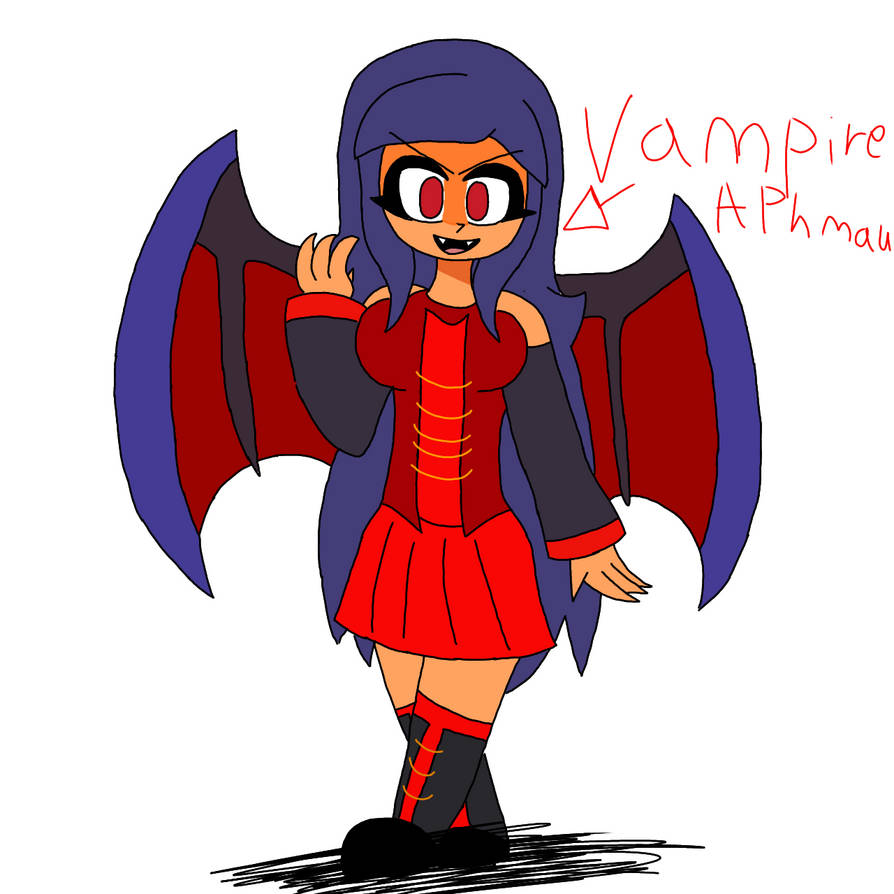 Ap Vampire Roo Vampire Aphmau by ReInkCody on DeviantArt
