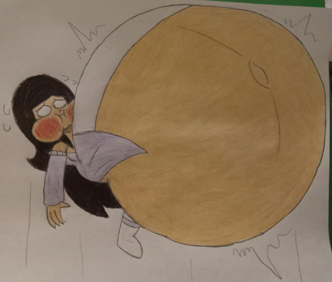 Daiper Inflation Aphmau belly Inflation 2 by ReInkCody on DeviantArt