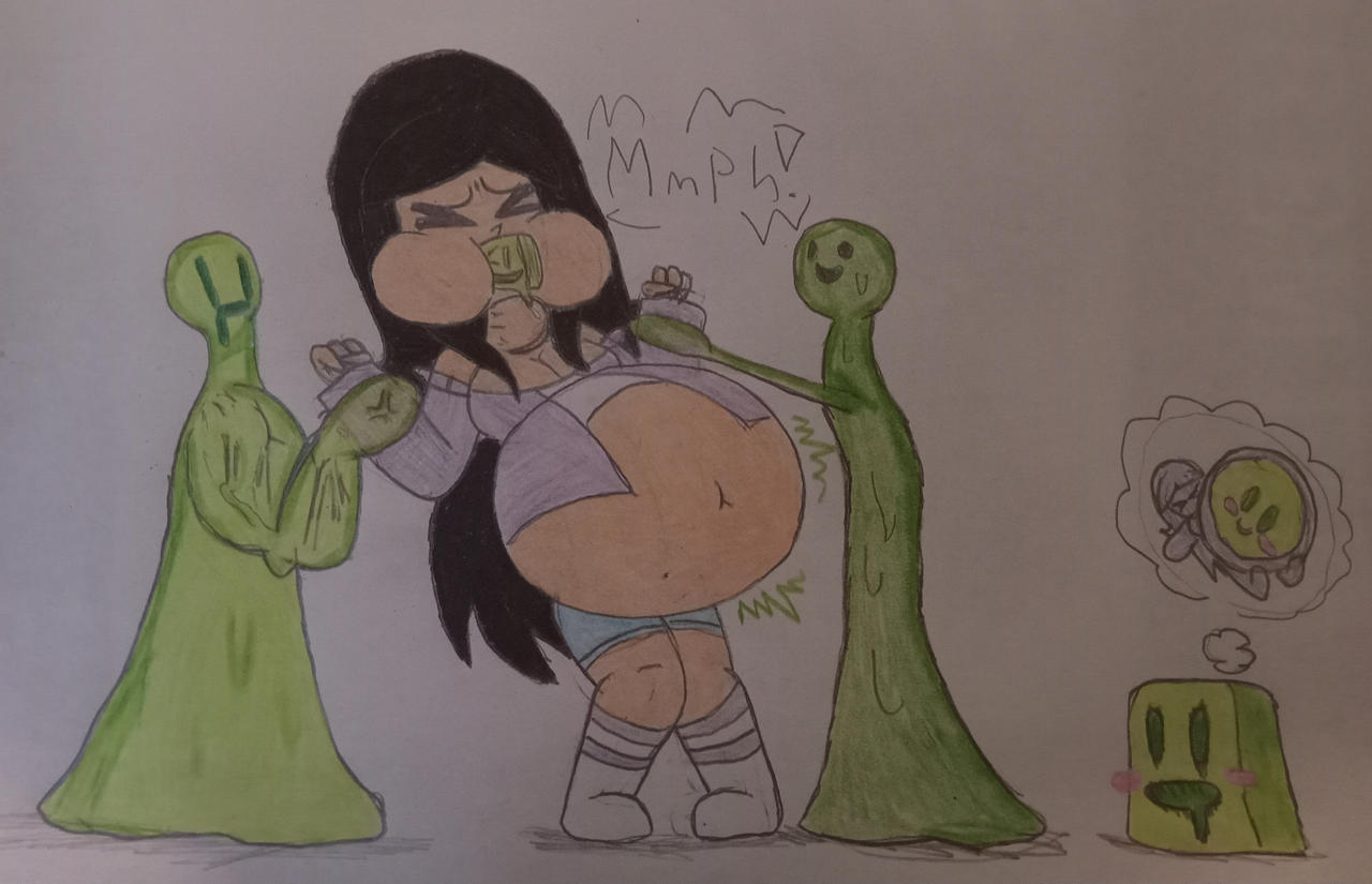 Slime Brain Inflation Aphmau slime Inflation(redo) by ReInkCody on DeviantArt