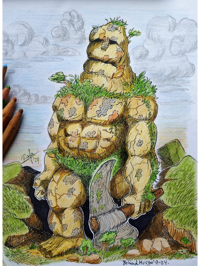 Deviantart Giants Rocks Stone giant by BehindMusgo on DeviantArt