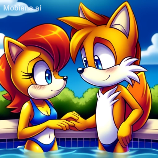 Tails Pool Tails x Sally: Pool date by OneeyedHunter96 on DeviantArt