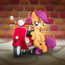 Scootaloo's New Scooter