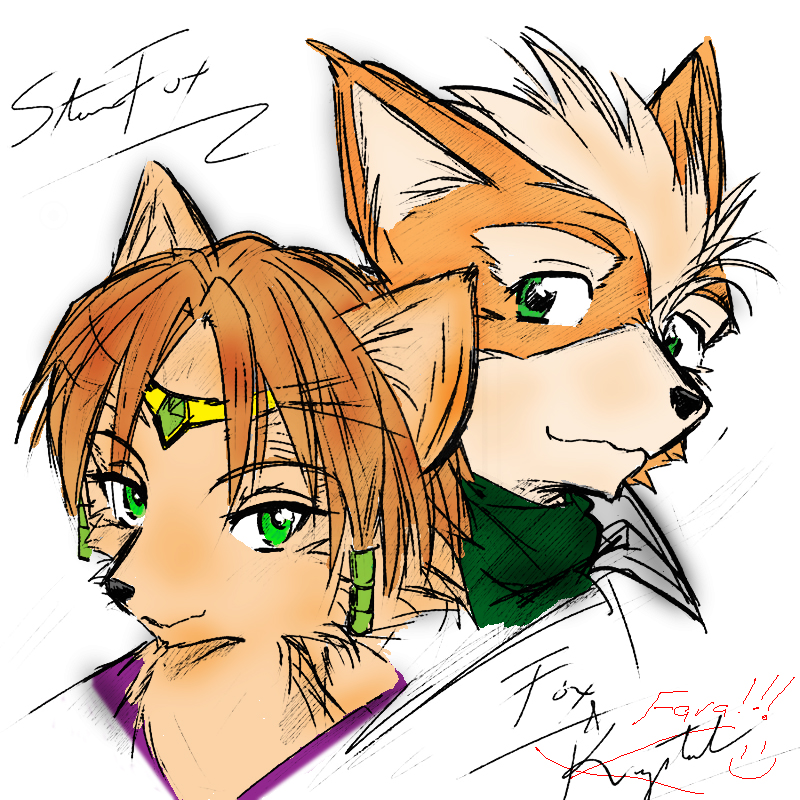 Fara Character Fox and Fara- COLORED by Janus3003 on DeviantArt
