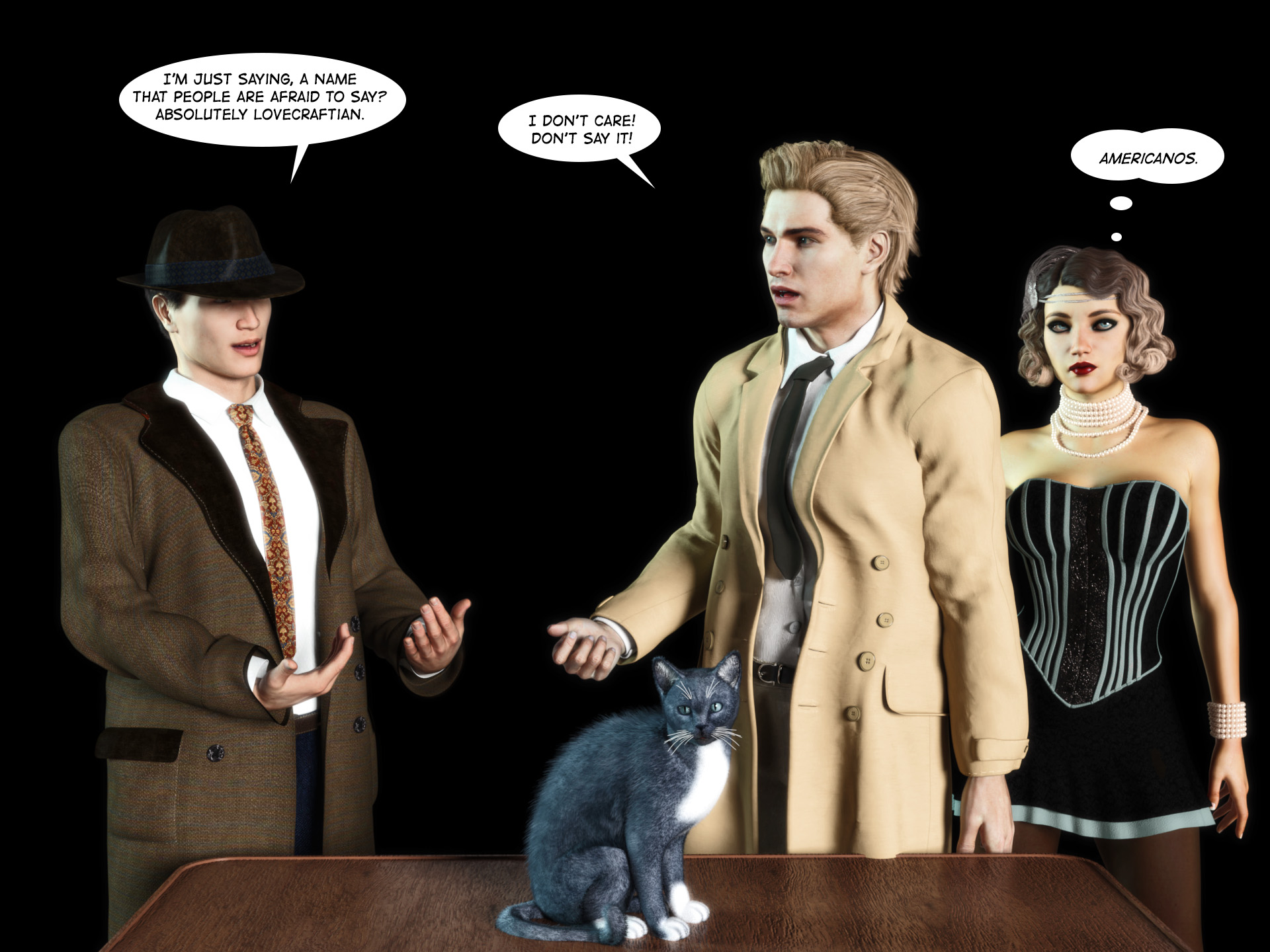Lovecraft's Cat by Janus3003 on DeviantArt