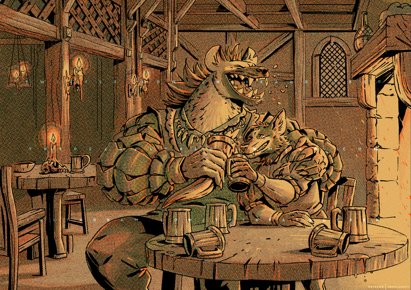Gnoll Tavern - Patreon Commission - 2021