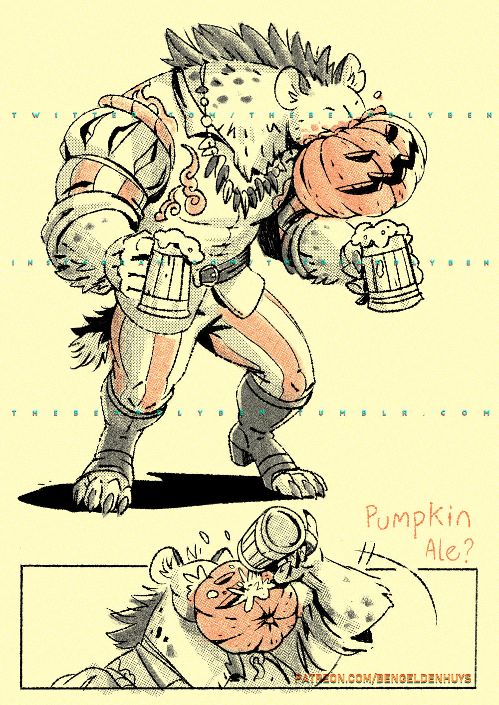 Gnollvember 2021 Day 1 - Pumpkin