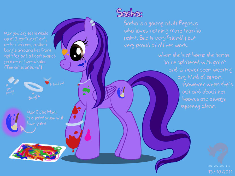 Sasha the Pony: Ref