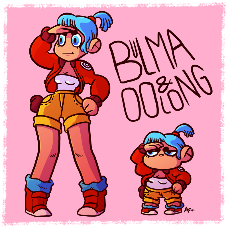 Bulma and Oolong