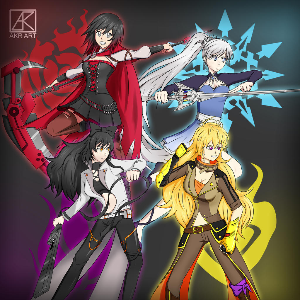 Team RWBY by ArukoFanart on DeviantArt