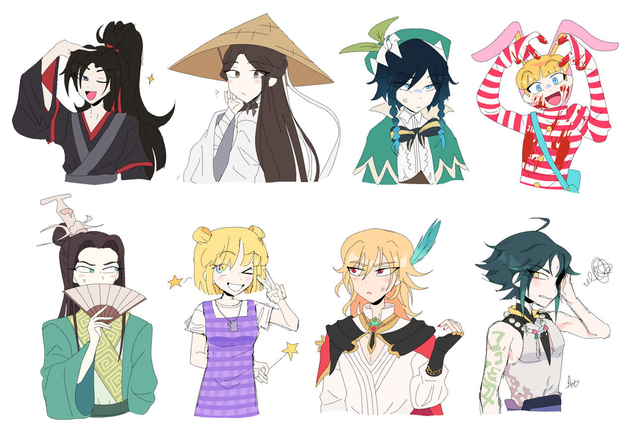 random fandom doodles by Adrieliu on DeviantArt