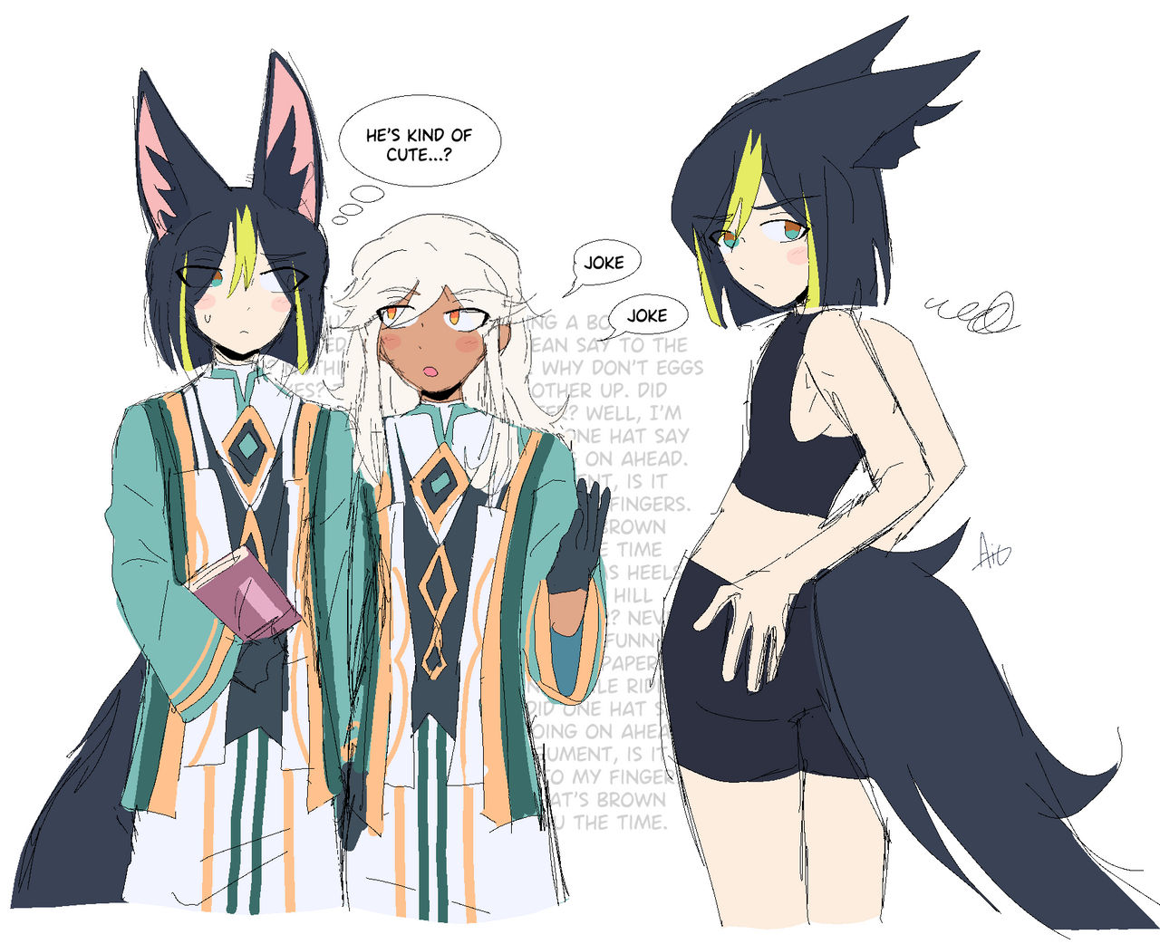 tighnari x cyno by Adrieliu on DeviantArt