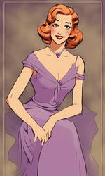 Daphne Blake as a 1930's era film starlet 