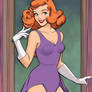 Daphne Blake as a 1930's era film Debutante