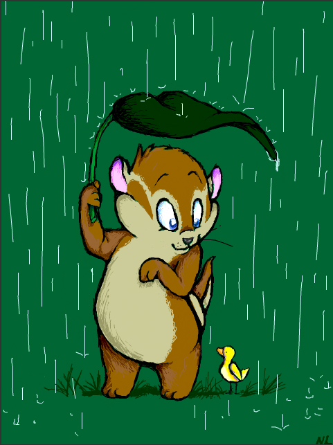 A friend in the rain