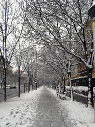 Snowy Budapest