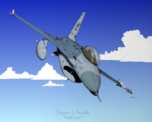 Colored F-16C
