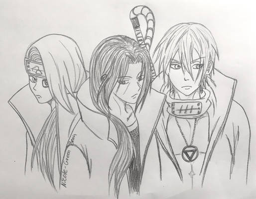 Hidan x Itachi x Deidara