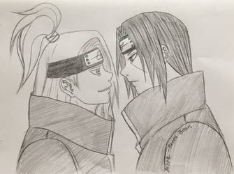 Deidara x Itachi by Nicole-GreenBean