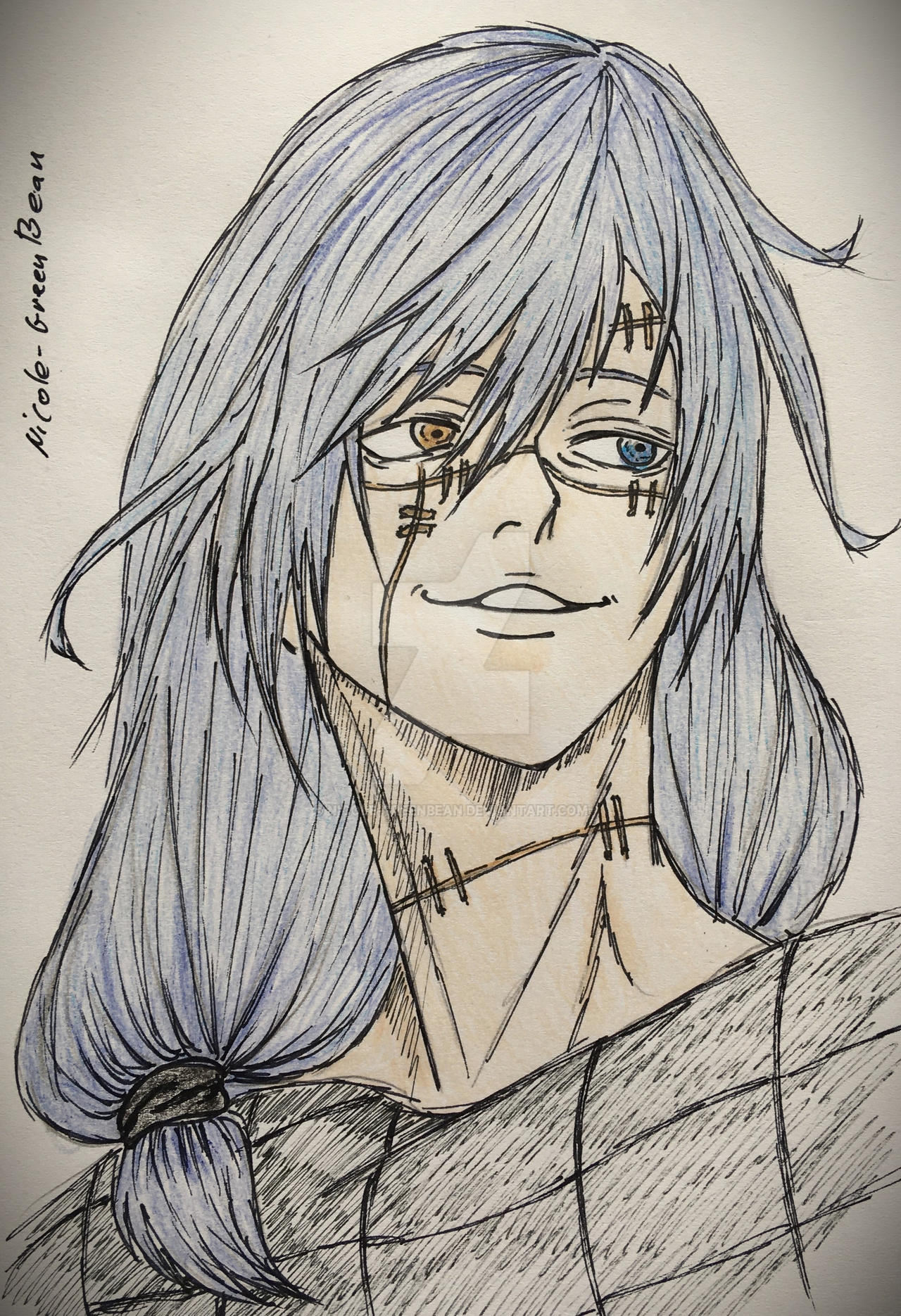 Magito Color Mahito (color lineart) by Nicole-GreenBean on DeviantArt