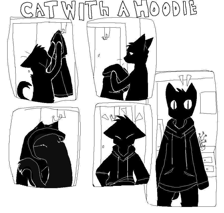 Cat With A Hoodie