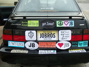 Jonas Brothers Bumper Stickers