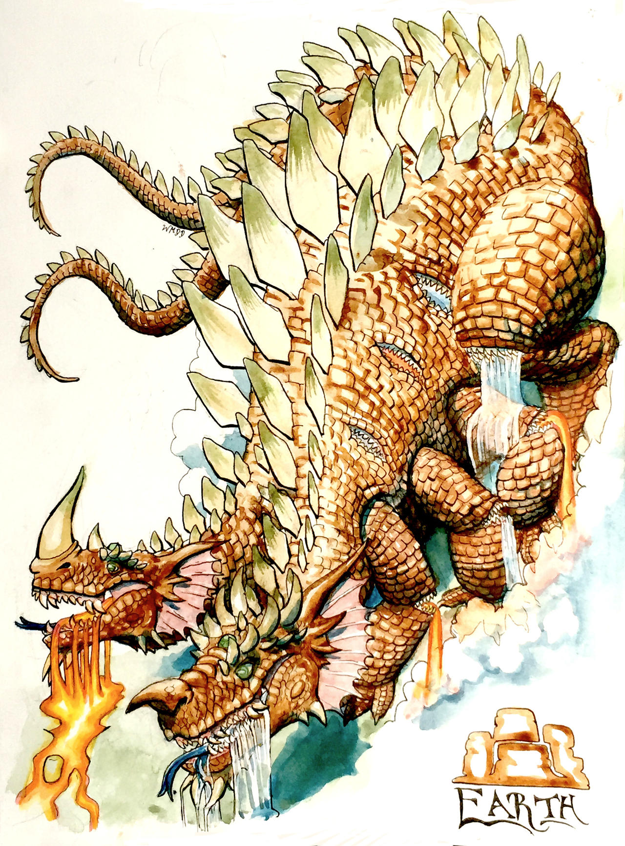 Elemental Dragons: Earth by Drakontarachne on DeviantArt