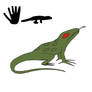 Realistic Yellow-Spotted Lizard