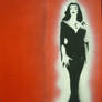 Vampira on canvas