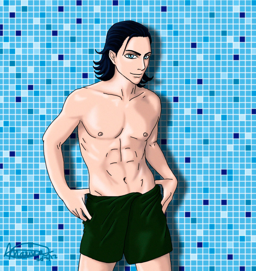 Request - Loki in the shower