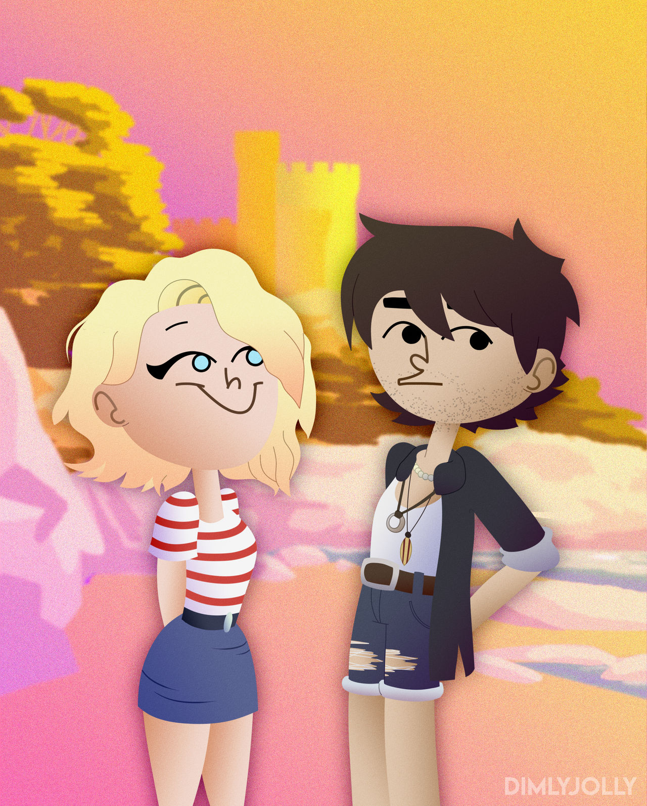 Elle and Ringo - Bellini Vibe by DimlyJolly on DeviantArt