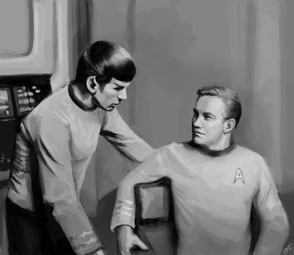 Kirk and Spock - TOS by DreamyNatalie on DeviantArt