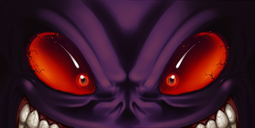 Gengar Used Scary Face! - 9GAG