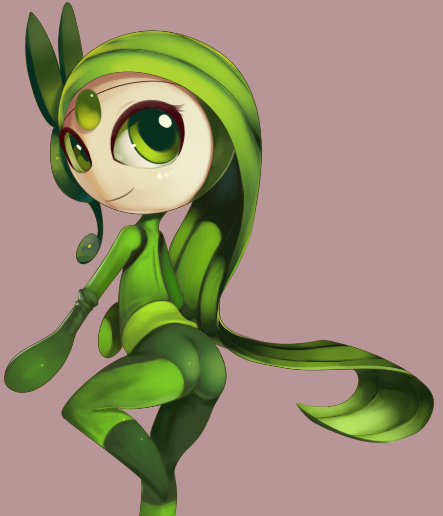 Meloetta In Shego's Suit Apparently