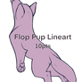 {P2U - 10pts} Flop Pup Lineart