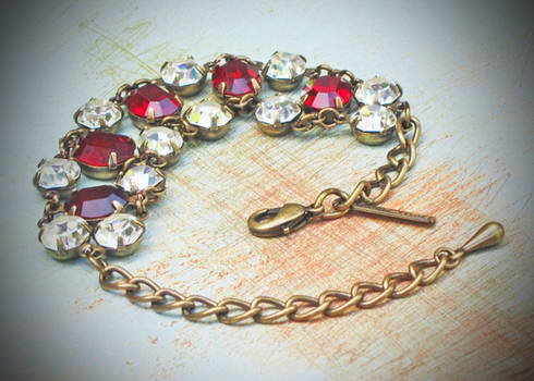 Vintage Rhinestone Bracelet