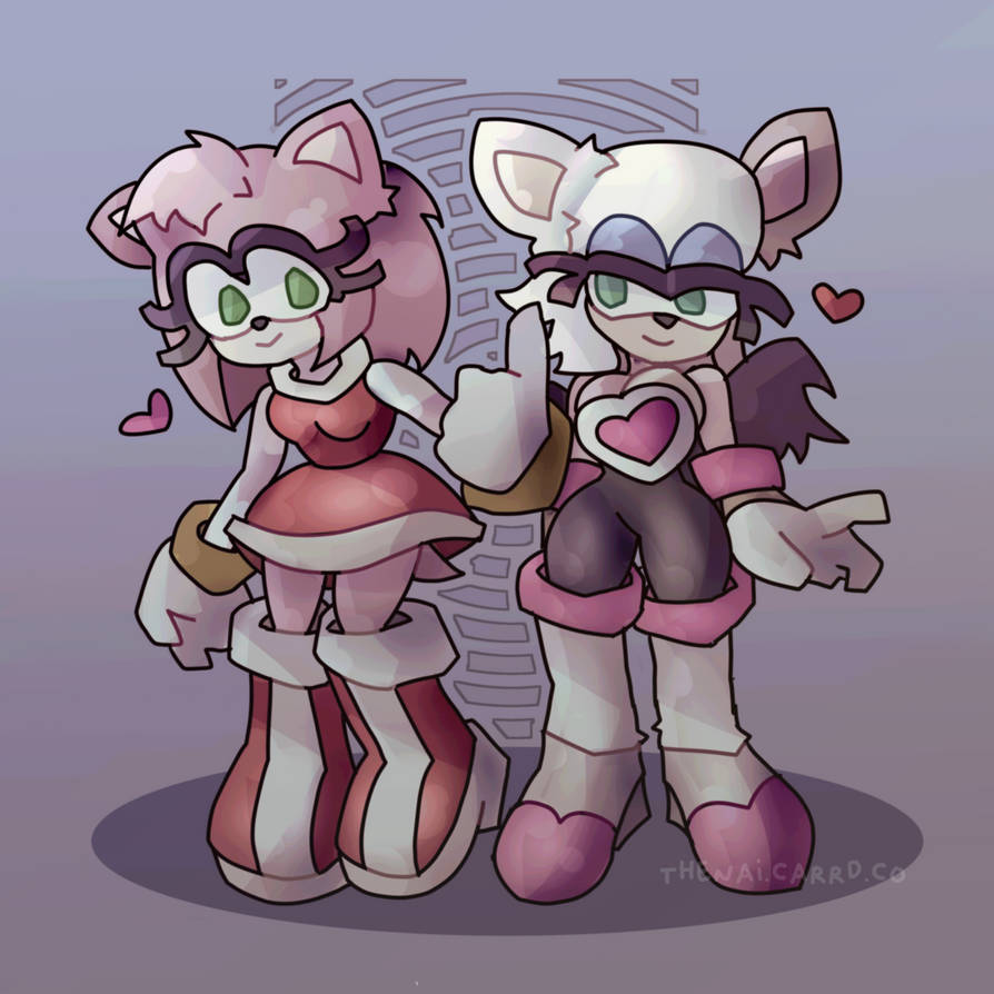 Amy Rouge Sus Amy and Rouge by Nainita on DeviantArt