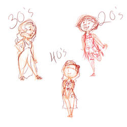 Vintage Dress 1 *sketch*