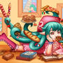 food hunter squid girl