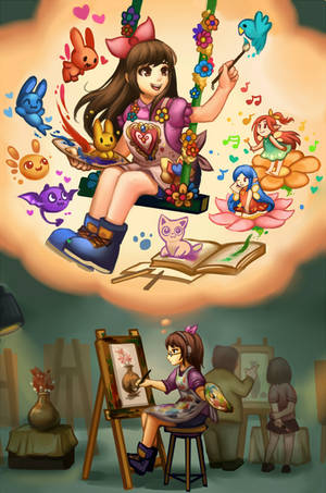 When I drawing...boring and funny by koyii-kong When I drawing...boring and funny by koyii-kong