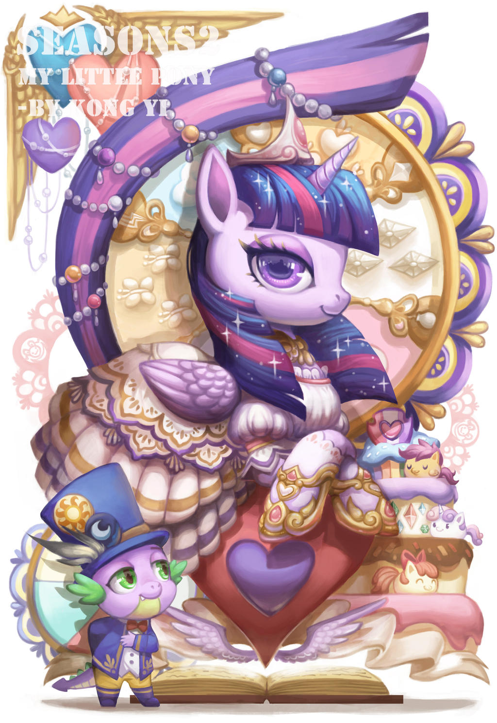 [Publicize]Seasons2-Princess Twilight and spike