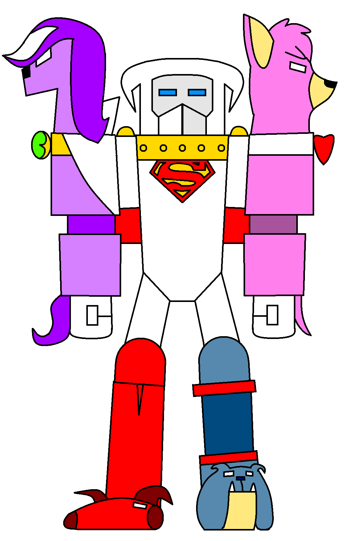 Super Krypto Knight (Krypto the Superdog Mecha) Watterstron56 on DeviantArt