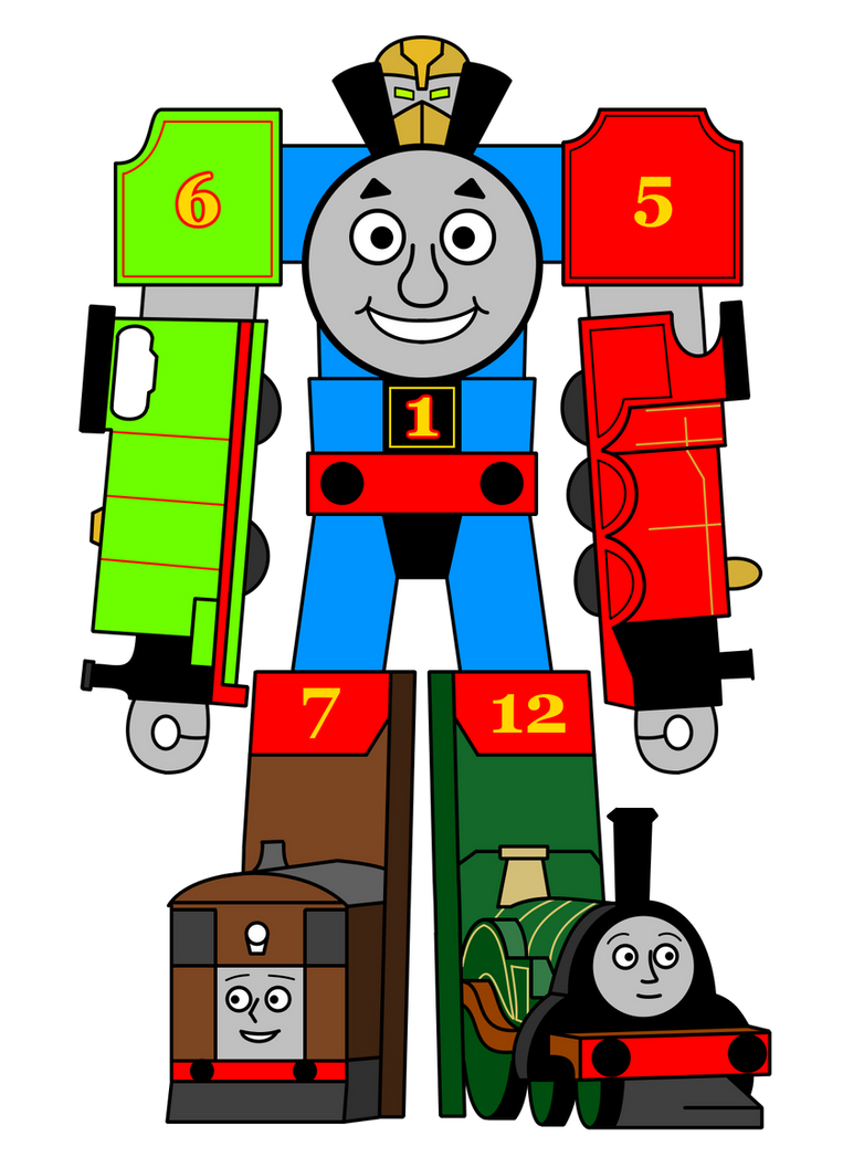 Mech Thomas Engineer ThomasTankRobo (Thomas the Tank Engine Mecha) by Watterstron56 on ...