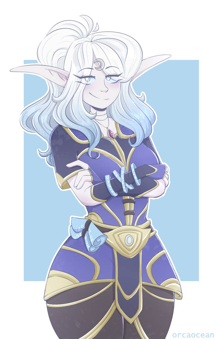 night elf mage by OrcaOcean on DeviantArt