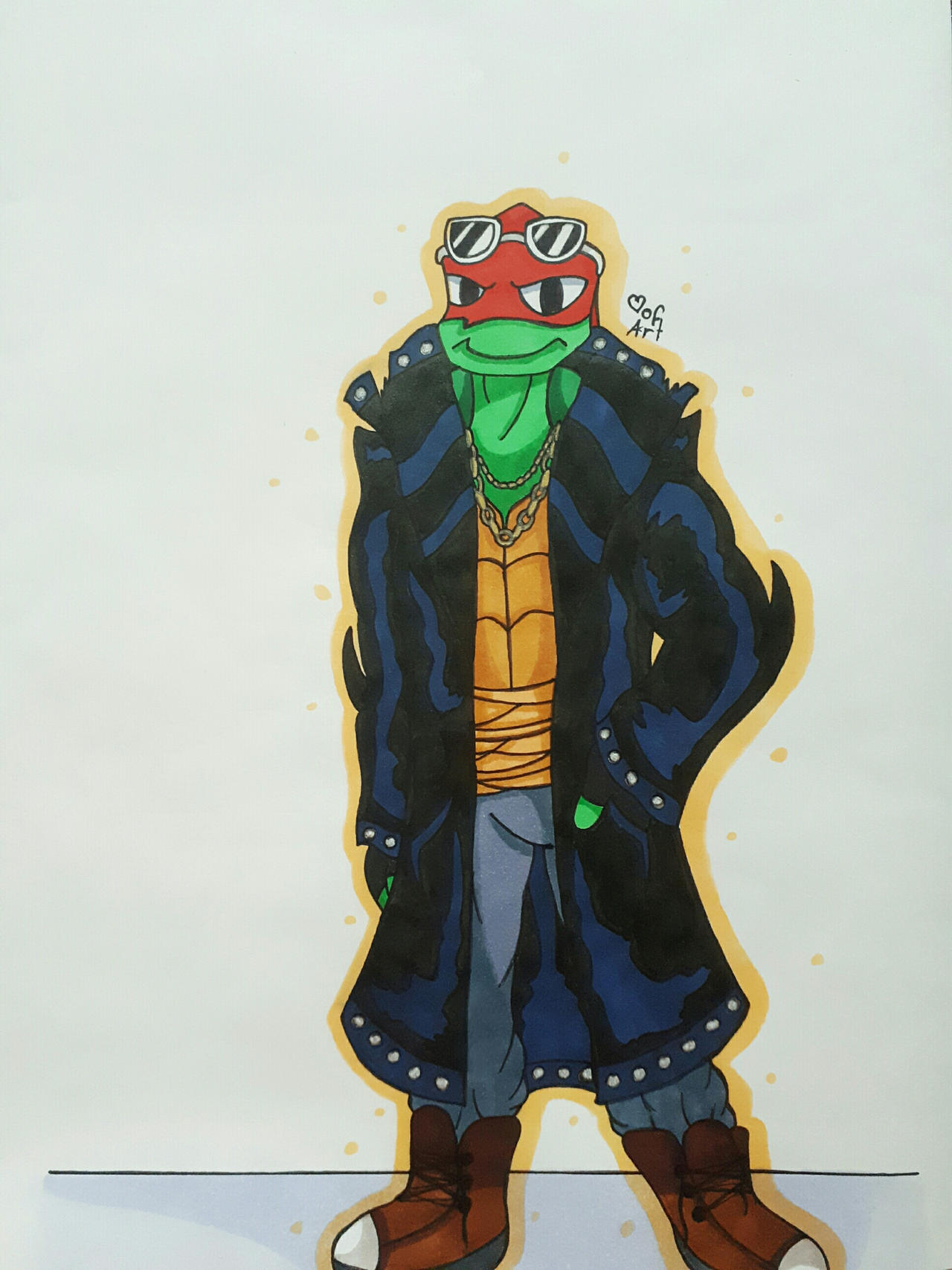 RotTMNT Fashion - Raph by HeartOfArt7 on DeviantArt