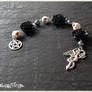 Dark Goddess pagan prayer beads