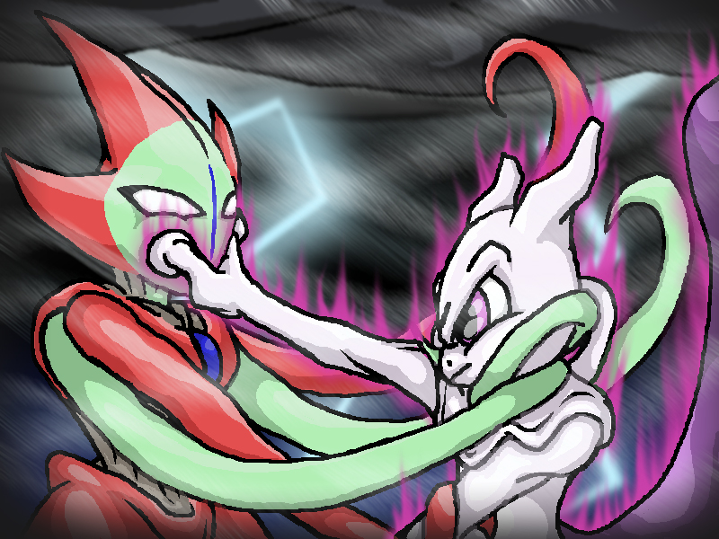 Mewtwo vs Deoxys! : r/pokemon