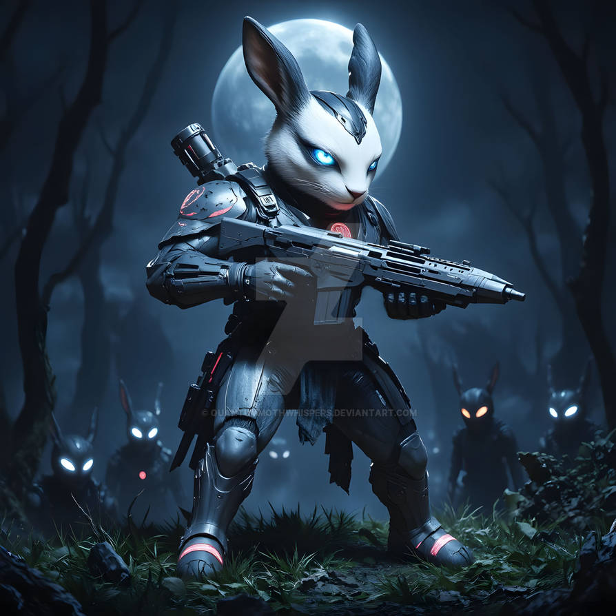 Rabbit warrior by QuantumMothWhispers on DeviantArt
